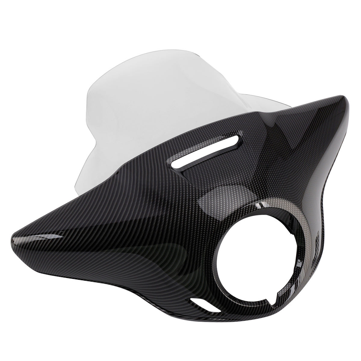 Windshield Headlight Fairing fit for CMX1100 Rebel 21-24 Simulated Carbon+Clear