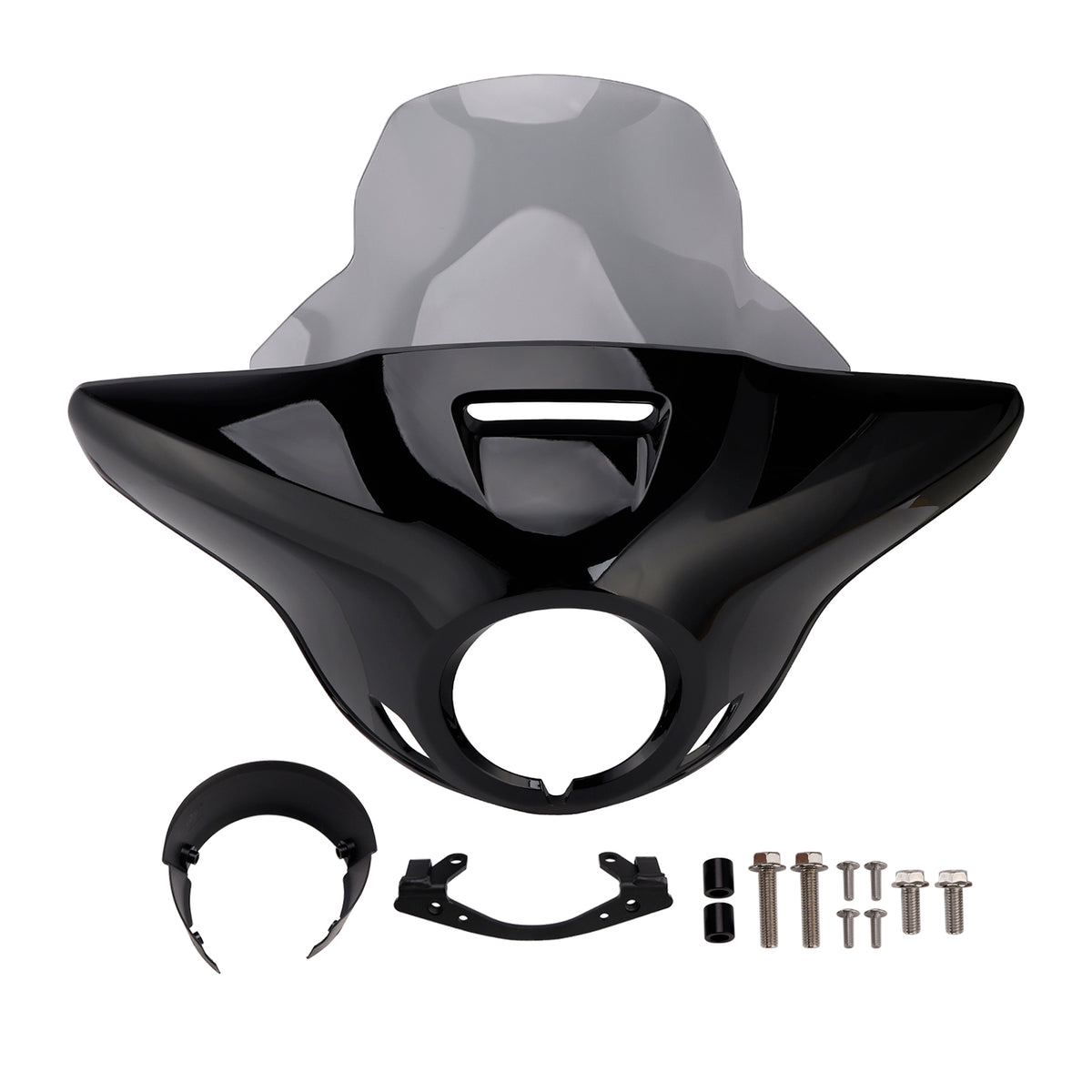 Windshield Headlight Fairing fit for CMX1100 Rebel 21-24 Gloss Black+Gray