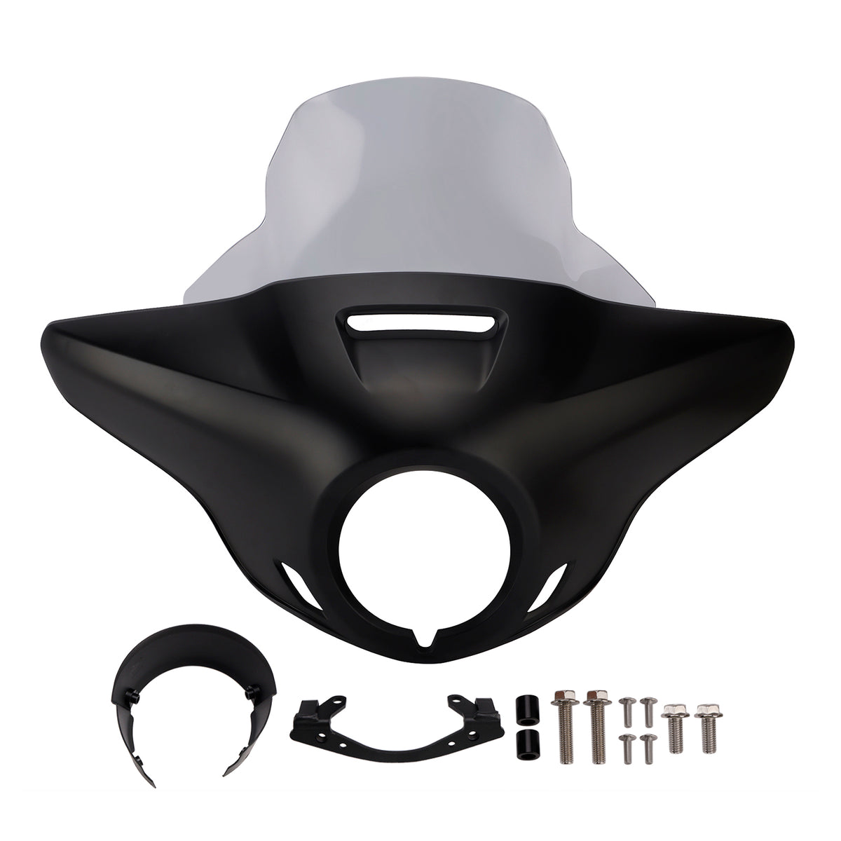 Windshield Headlight Fairing fit for CMX1100 Rebel 21-24 Matt Black+Gray