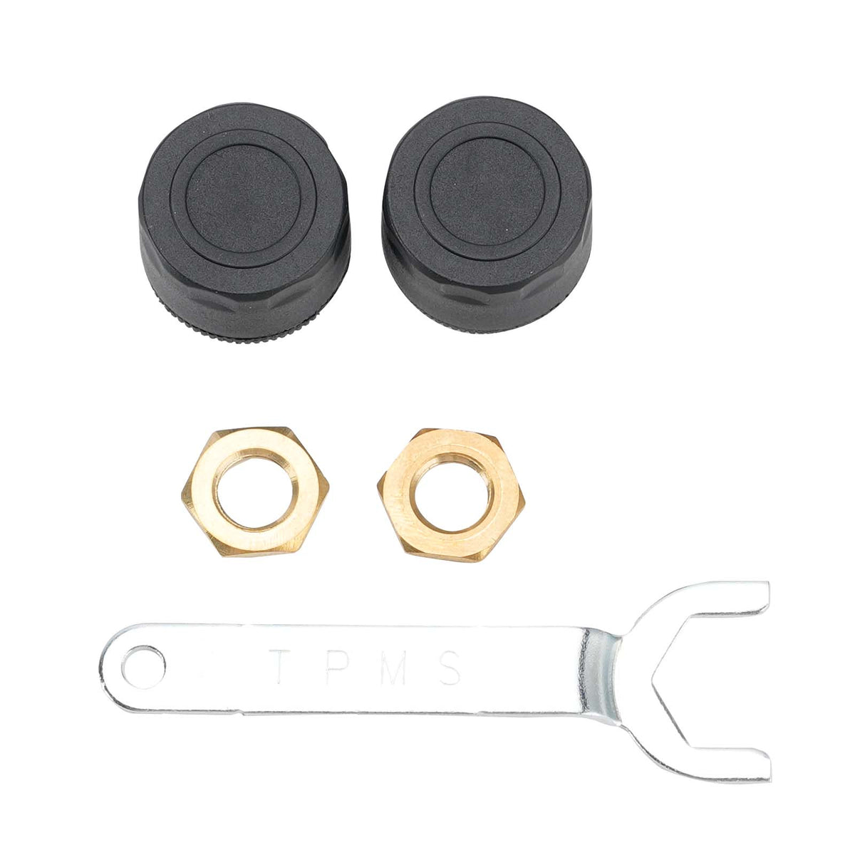 2 Pack Bluetooth 5.4 Motorcycle Tire Pressure Sensors TPMS Monitoring System