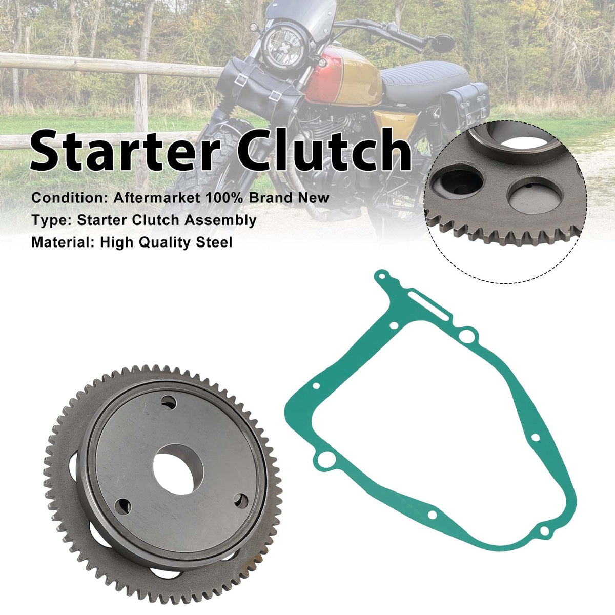 One Way Starter Clutch Kits For Brixton Saxby Glanville Felsberg Cromwell 250
