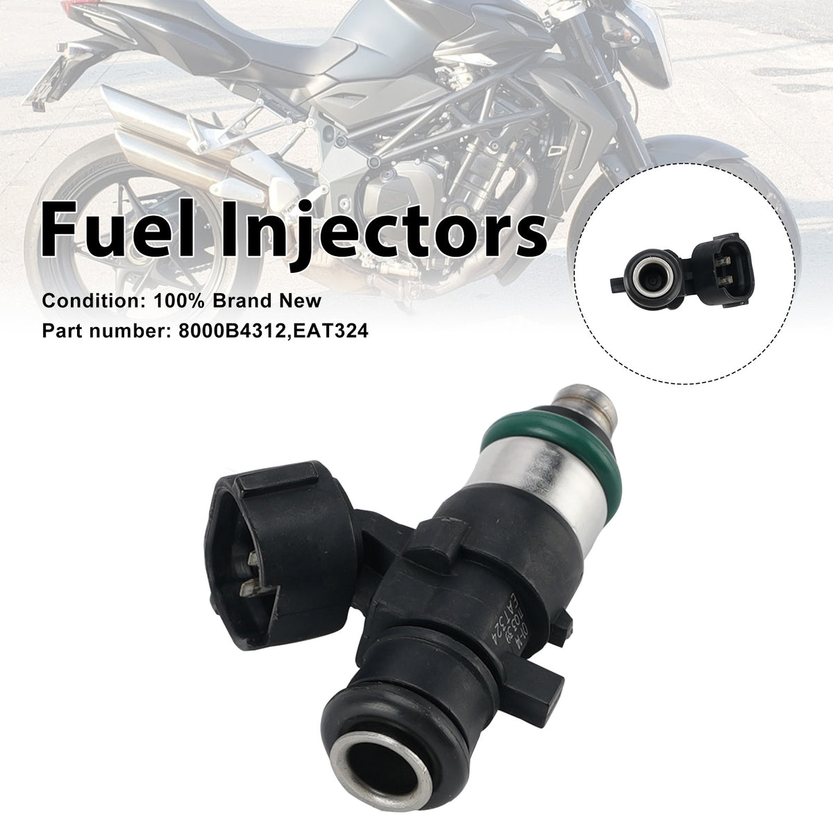 8000B4312 Fuel Injectors EAT324 For MV Agusta F4 1000S 1000R