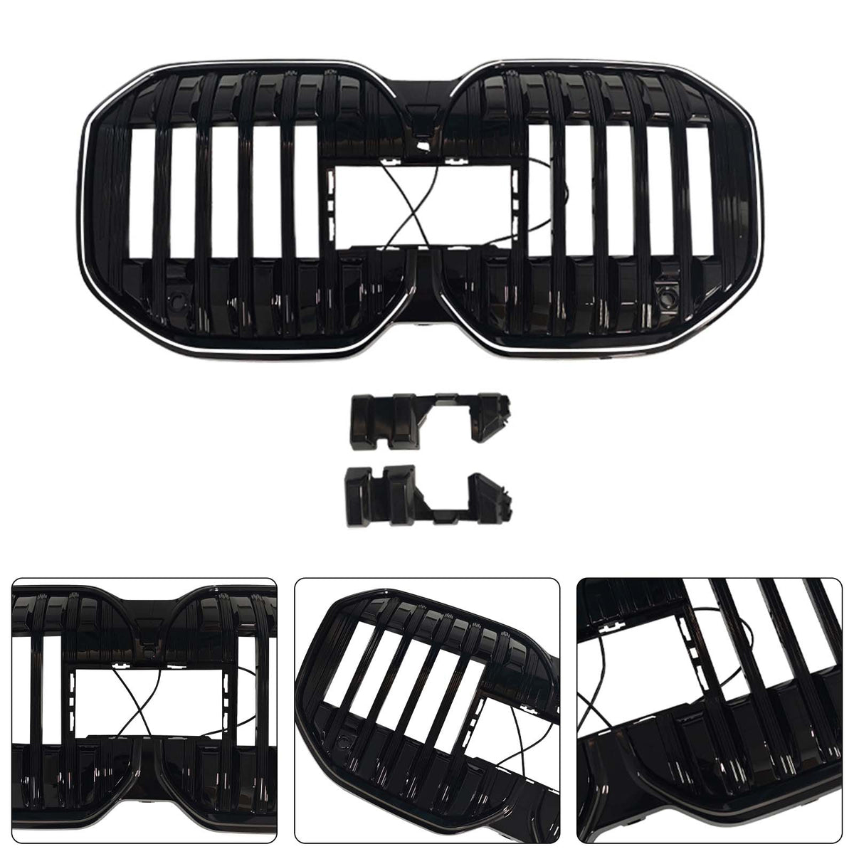 Front Bumper Kidney Grill Grille Fit BMW 7 Series G70 i7 740i 750e 2023-2026