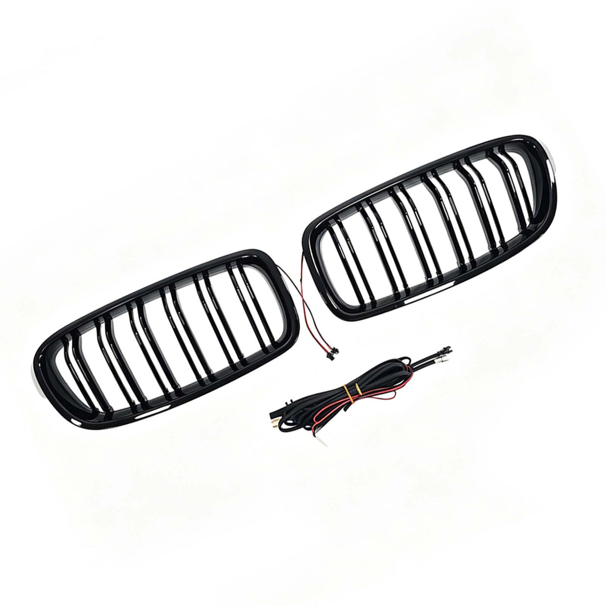 Double Slat Front Kidney Grille Grill Fit BMW 3 Series F30 F35 2012-2019