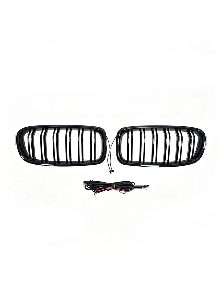 Double Slat Front Kidney Grille Grill Fit BMW 3 Series F30 F35 2012-2019