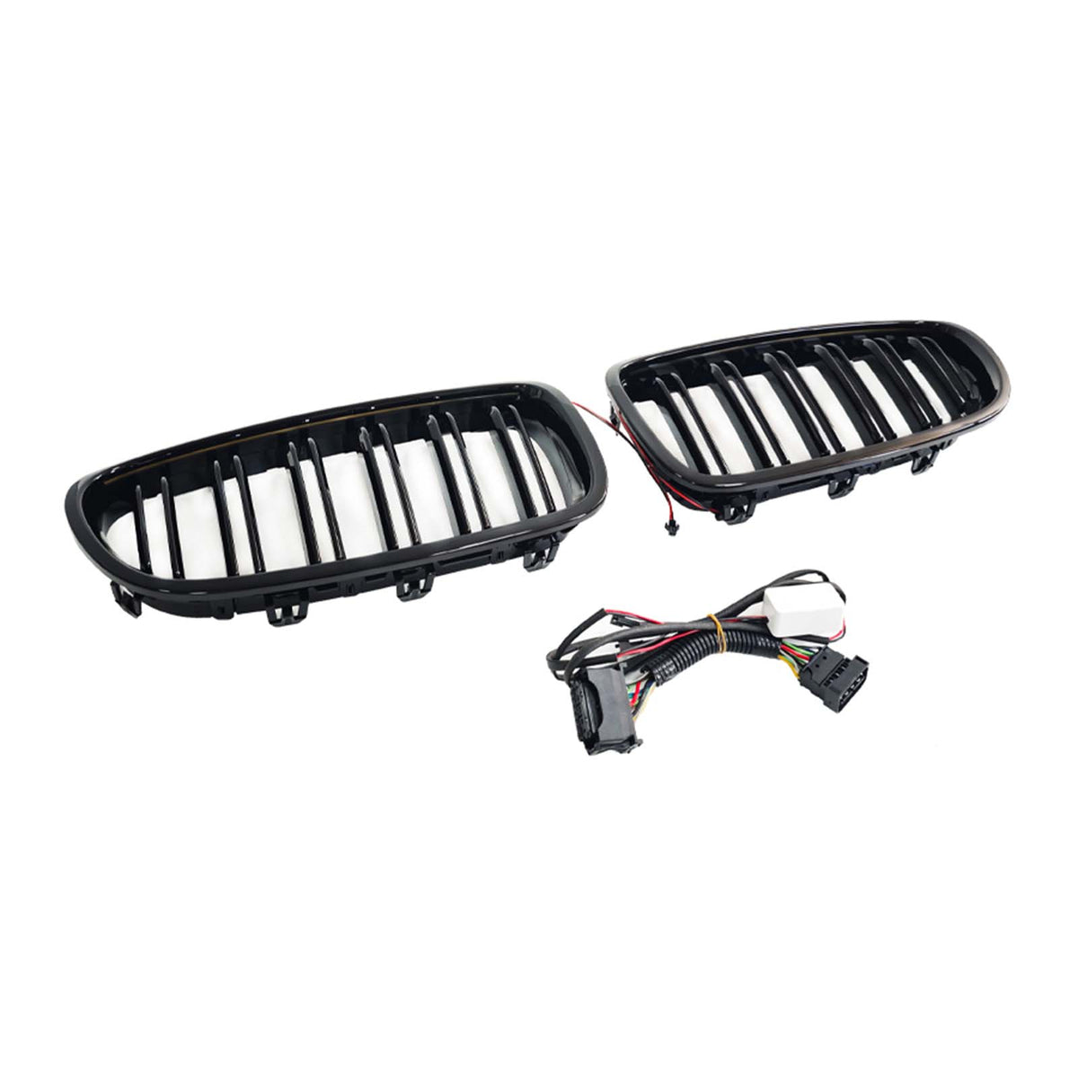 Front Bumper Grill Grille Fit BMW 5 Series F10 F11 2010-2016 W/LED