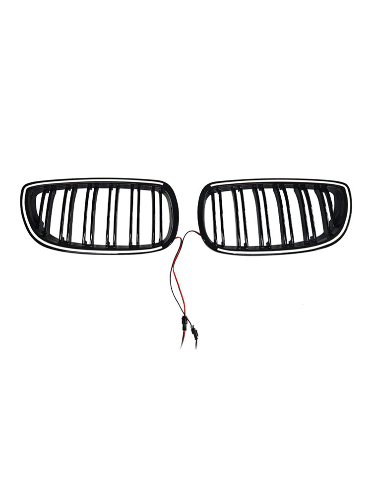 Gloss Black Front Kidney Grill Grille Fit BMW E92 E93 335i 328i Coupe 2006-2009