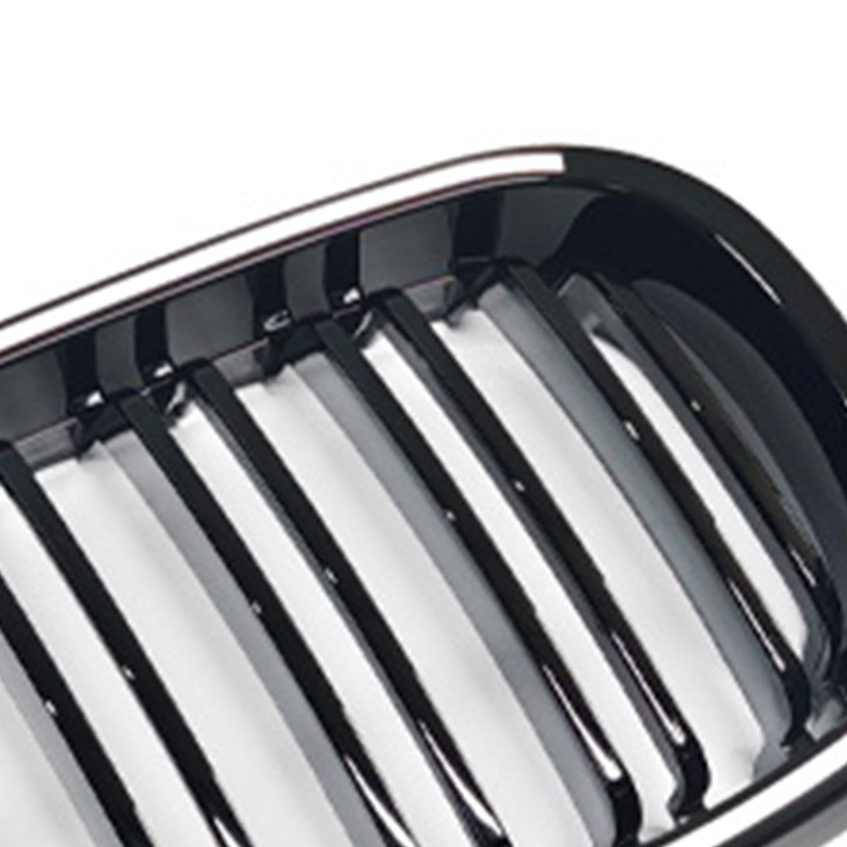 Black Front Bumper Grille Fit BMW 3 Series E46 4-Door LCI 2002-2005 W/LED