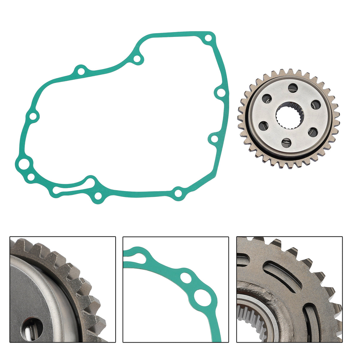 Starter Clutch One Way & Stator Cover Gasket 11395-Hp1-600 For Honda Trx450R 06