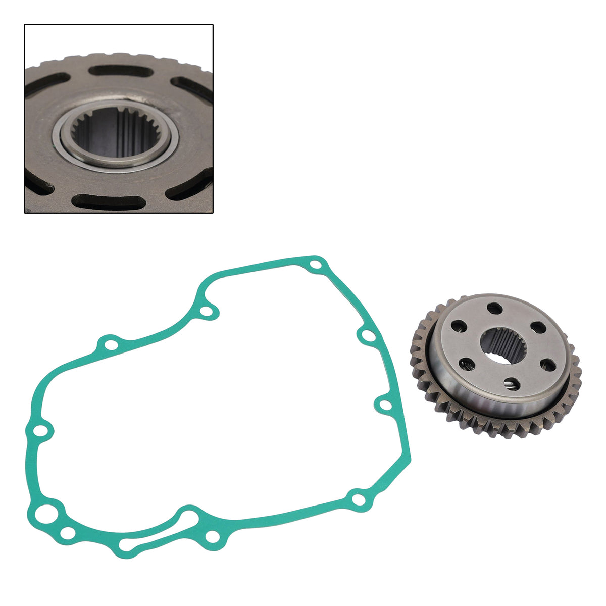 Starter Clutch One Way & Stator Cover Gasket 11395-Hp1-600 For Honda Trx450R 06