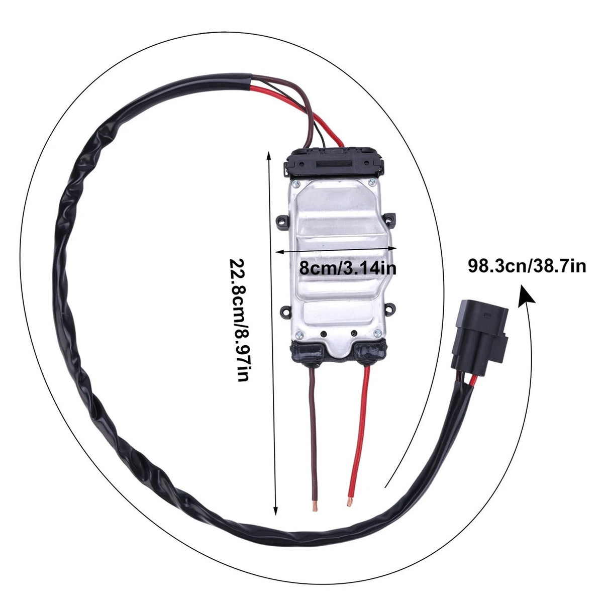 Radiator Fan Control Module For BMW 1 E81 E82 E87 E88 1.6L 2.0L 1137328144
