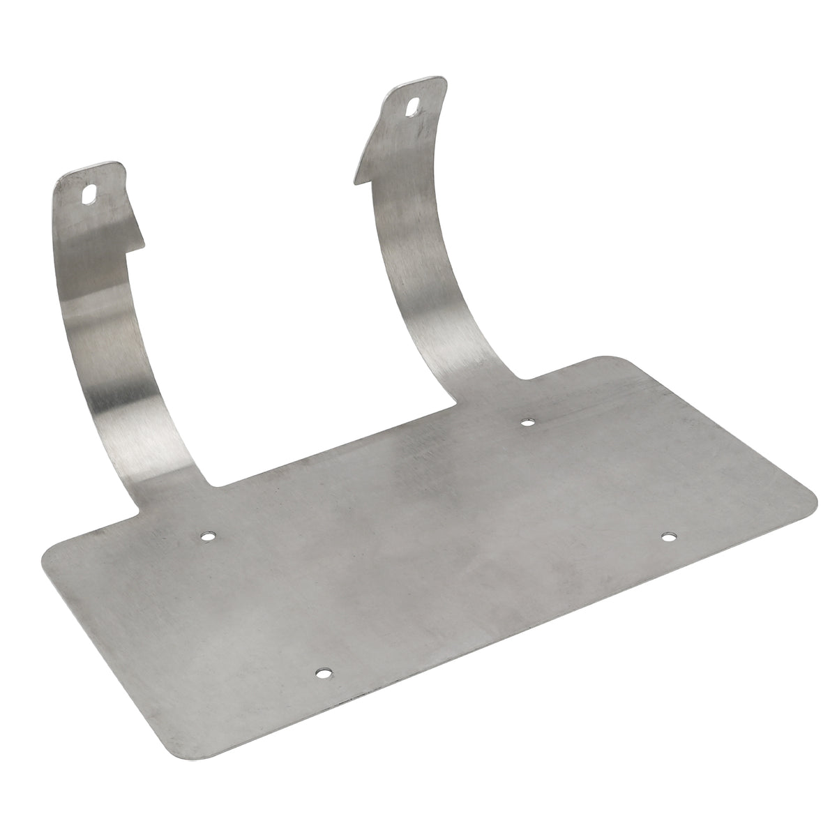 Semi Truck Commercial Truck Deer Guard Stainless License Plate Holder Silver