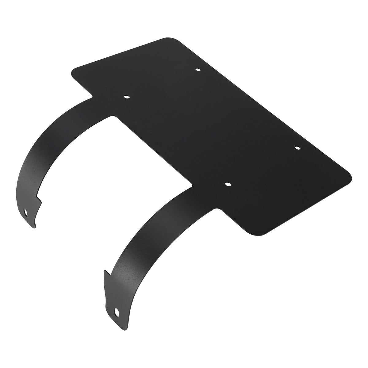 Semi Truck Commercial Truck Deer Guard Stainless License Plate Holder Black