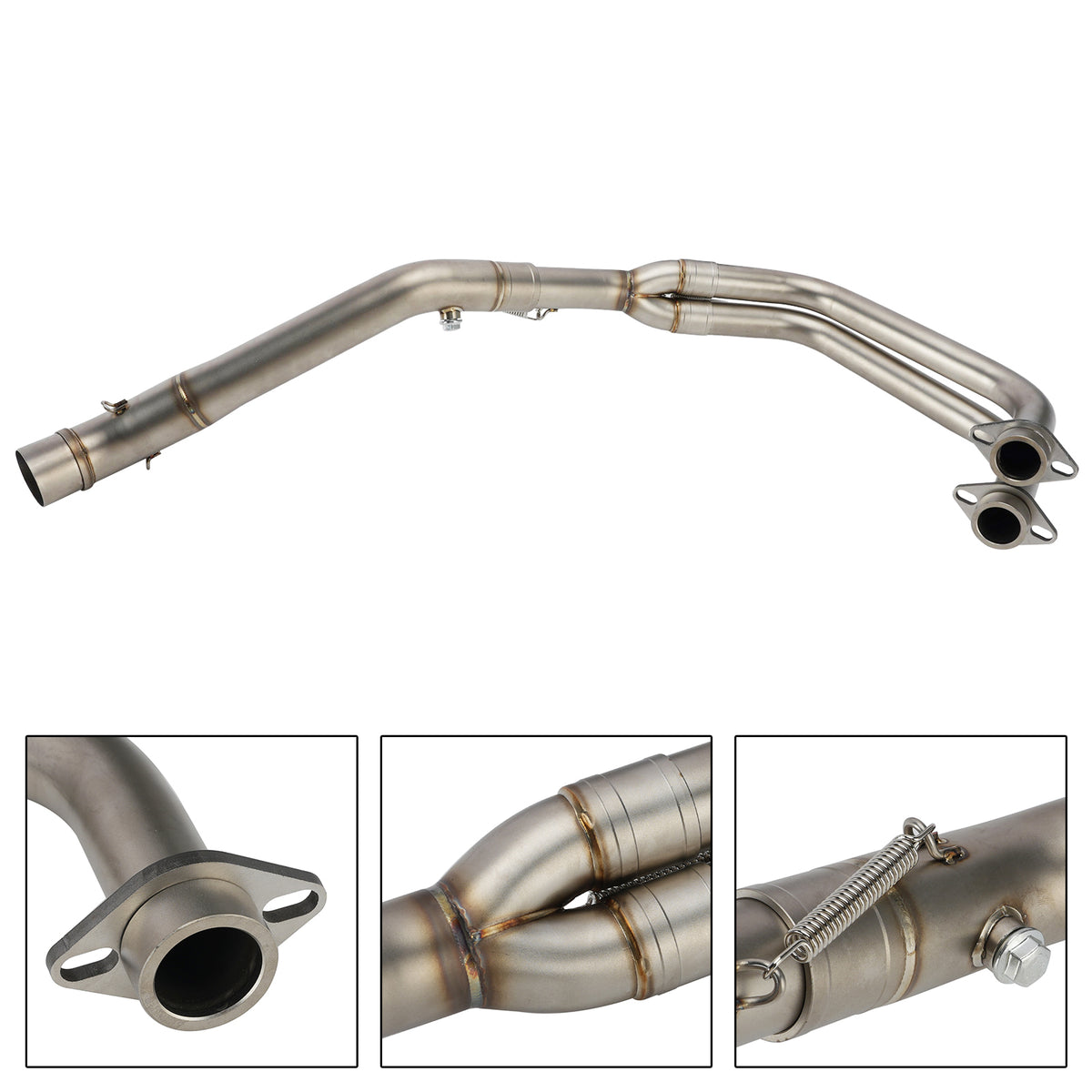 Header Link Pipe Front Exhaust System For Yamaha Yzf-R3 2015-2025 R25 Mt-03 Mt25