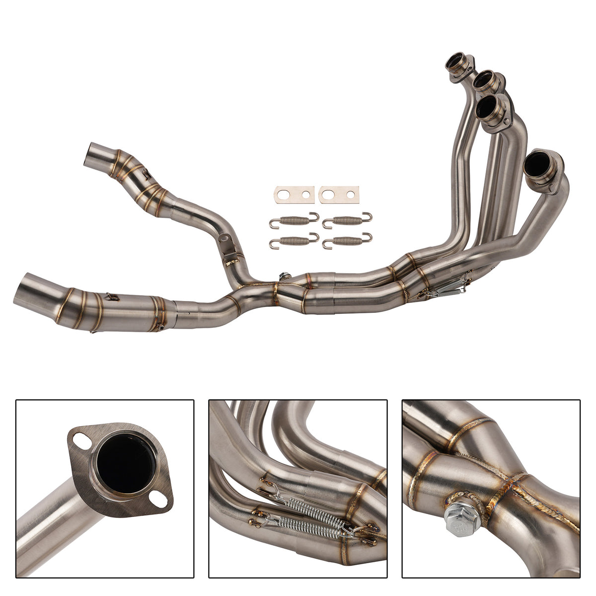 Header Link Pipe Front Exhaust System For Kawasaki Z1000/SX NINJA 1000 2010-2020