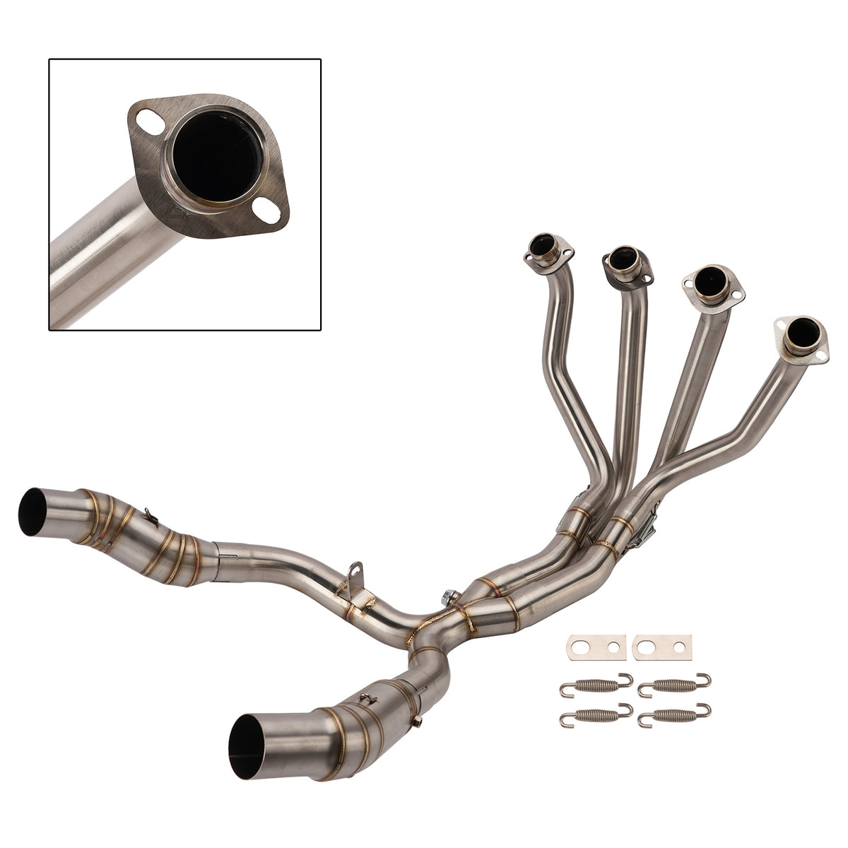 Header Link Pipe Front Exhaust System For Kawasaki Z1000/SX NINJA 1000 2010-2020