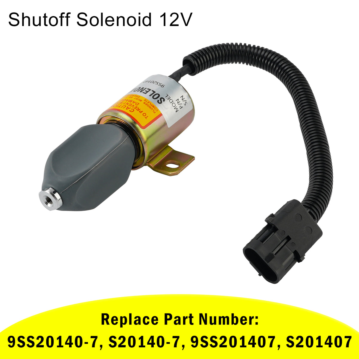 S20140-7 9SS20140-7 Shutoff Solenoid For Lincoln Classic 300D SA-400I SAE-300