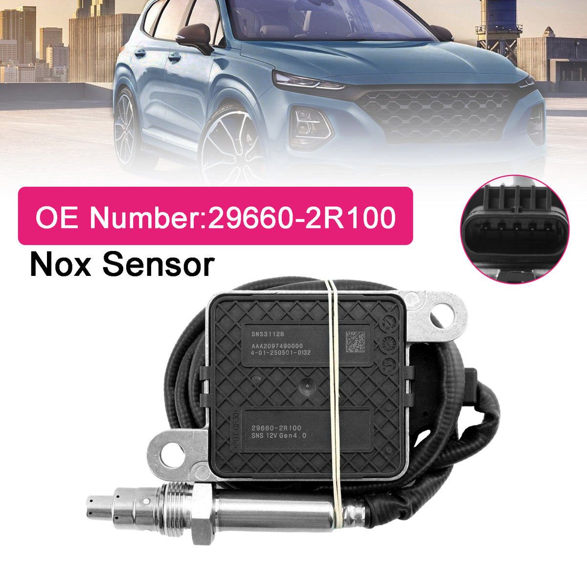 Nitrogen Oxide NOx Sensor 29660?2R100 For Kia Sedona 2020
