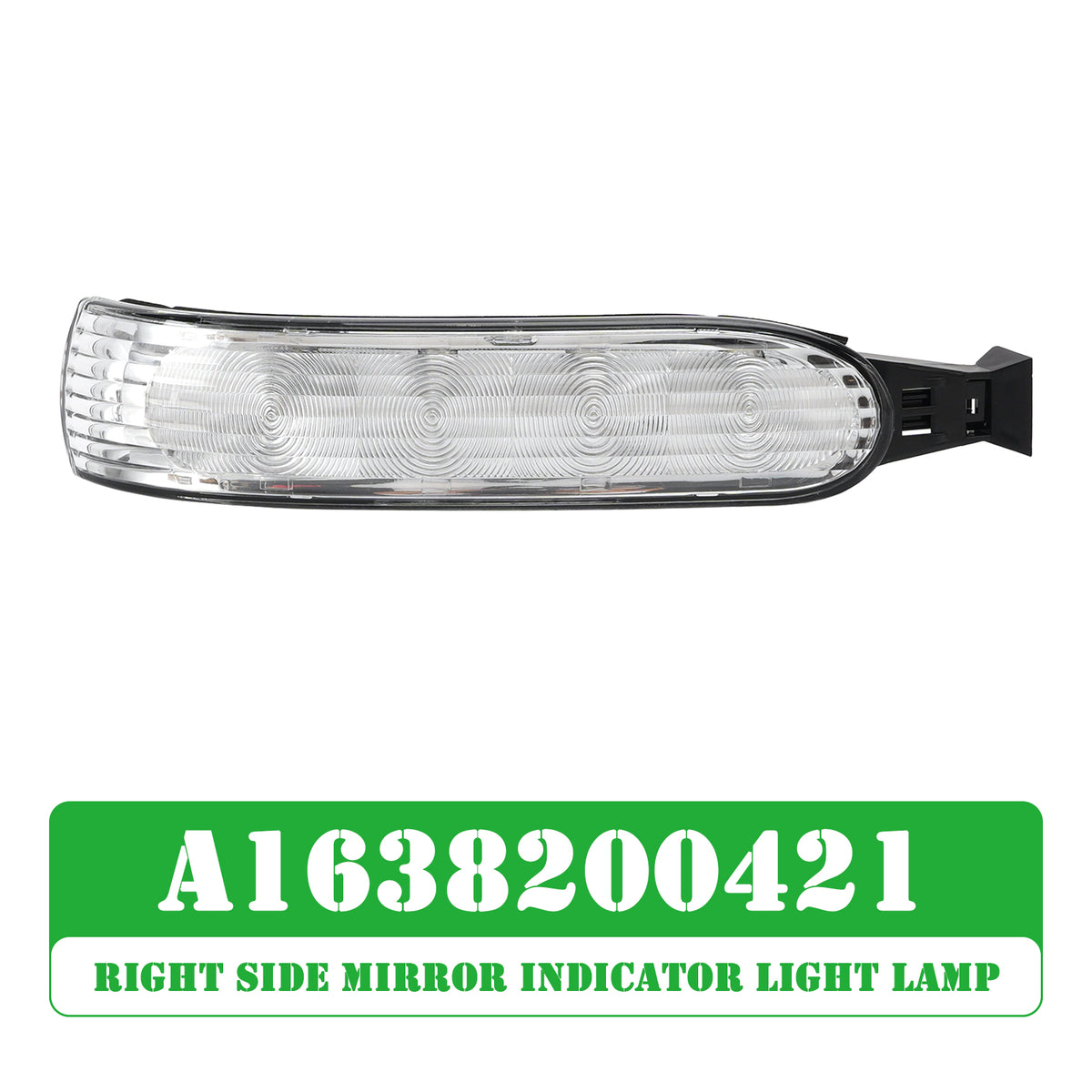 Right Side Mirror Indicator Light Lamp for Benz ML-Class W163 02-05 A1638200421