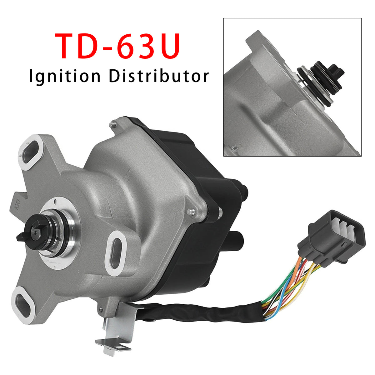 Ignition Distributor TD-63U For Honda Civic / Acura EL 1.5L 1.6L SOHC 1999-2000