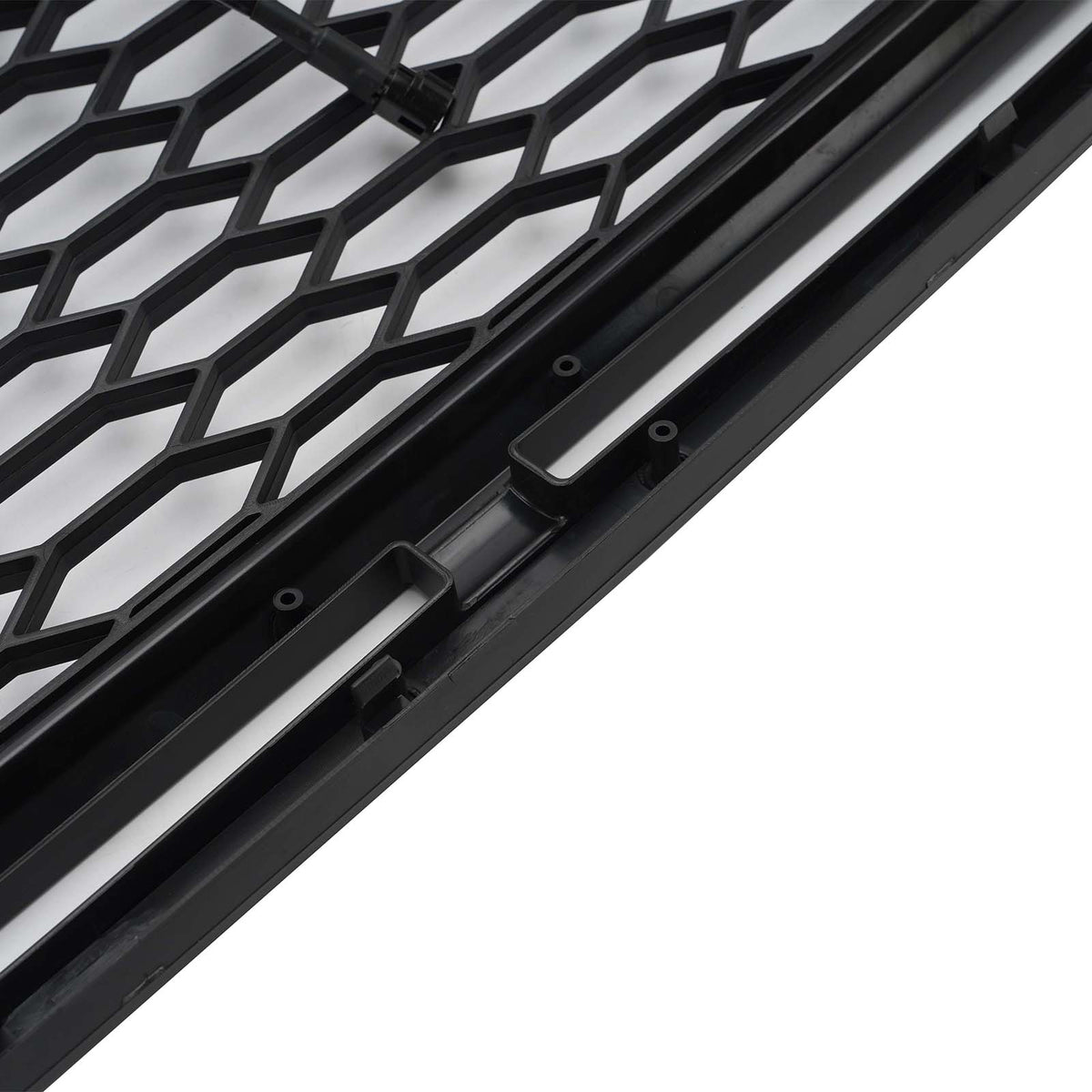 Matte Black Front Bumper Grille Fit Ford Transit Custom Trail 2018-2023 W/3LED