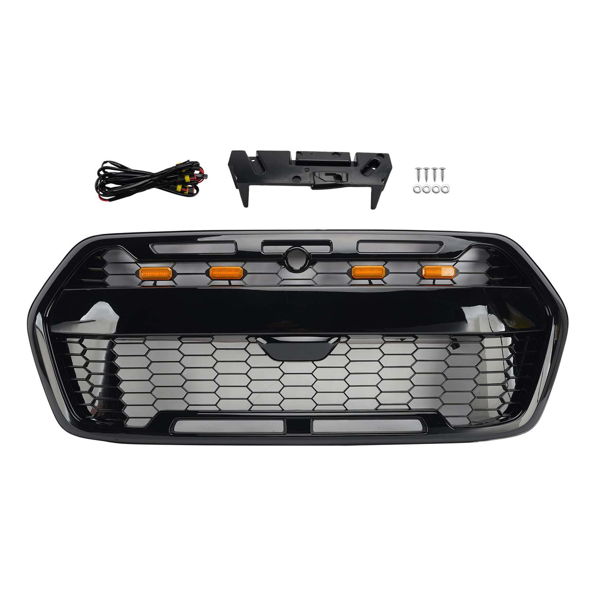 Front Bumper Grille 2467809 Fit Ford Transit MK8 Trail 2019-Onwards Raptor Style