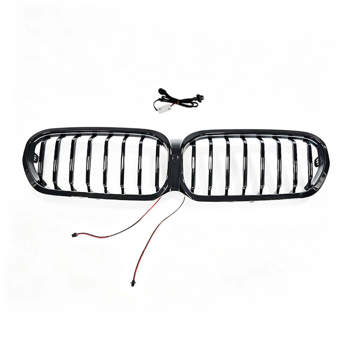 Front Kidney Grill Grille Fit BMW 5 Series G30 G38 2021-2024 W/LED