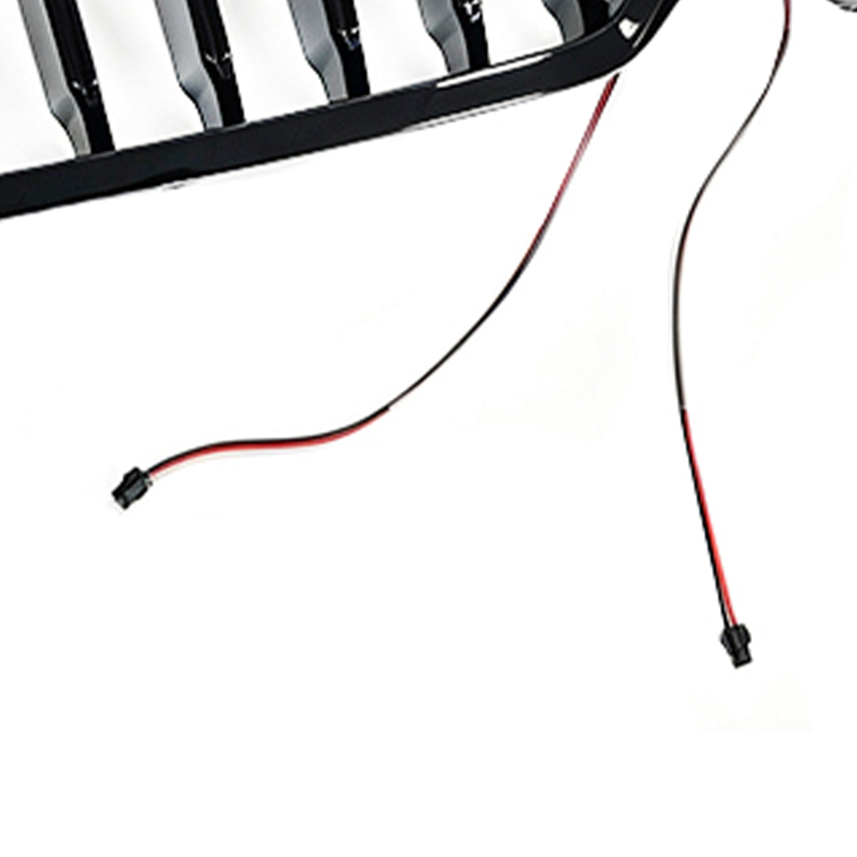 Front Kidney Grill Grille Fit BMW 5 Series G30 G38 2021-2024 W/LED