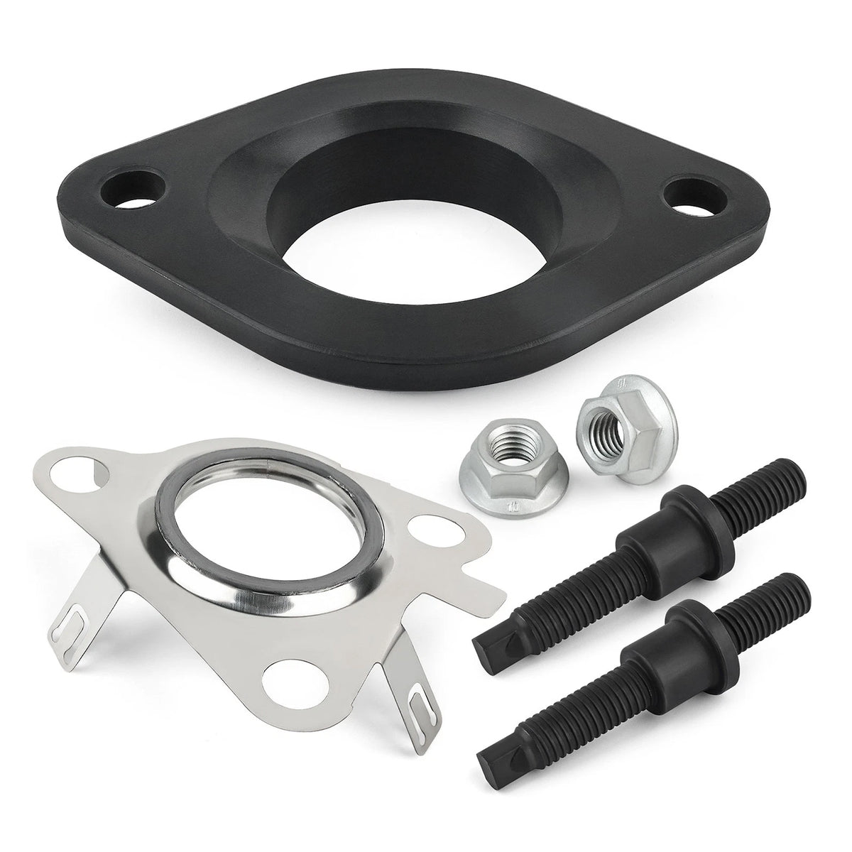 Exhaust Downpipe Adapter Flange Gasket Stud Kit For Ford Ecoboost 3.5L 2011-2021