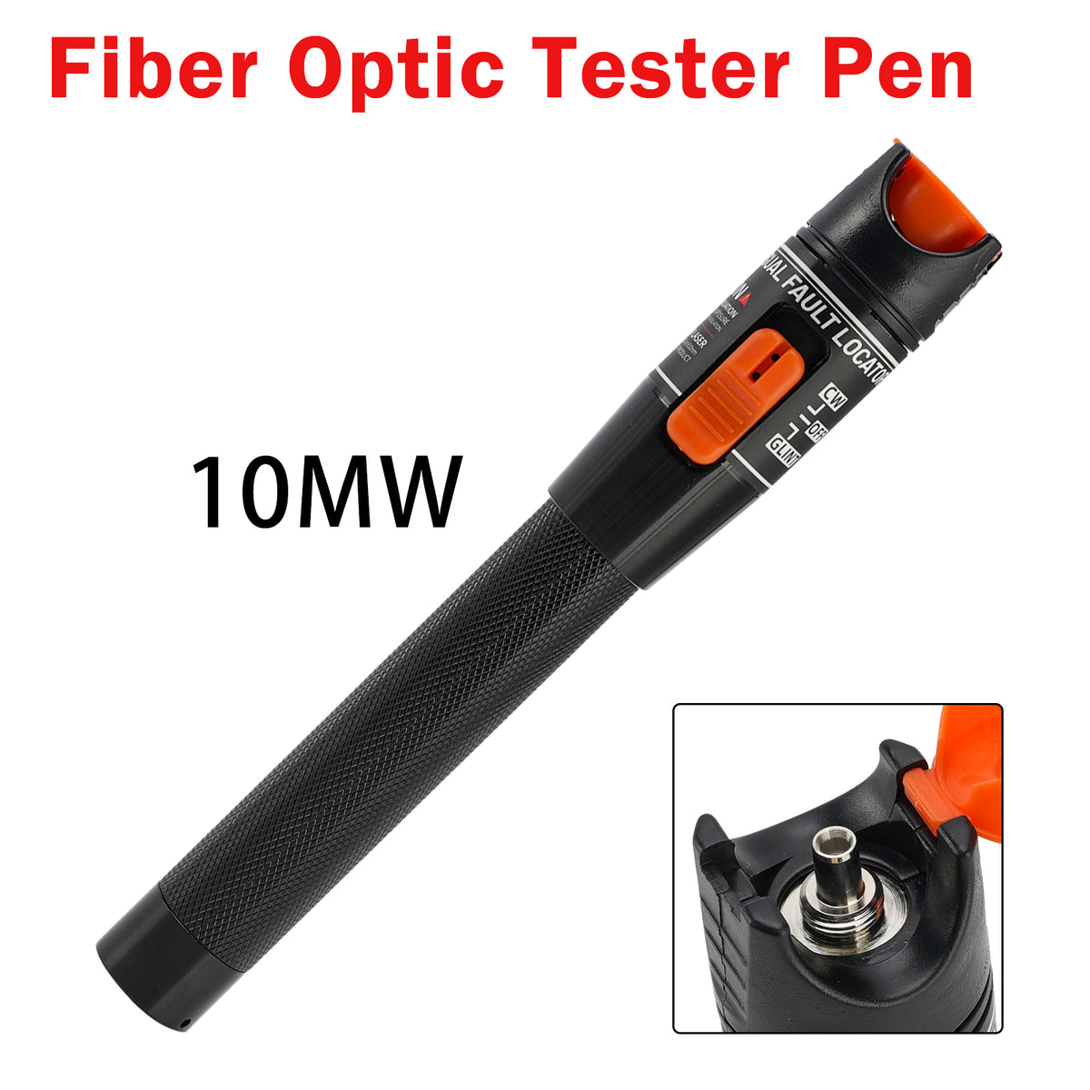 10MW Visual Fault Locator Fiber Optic Tester VFL Fiber Optic Cable Tester Meter
