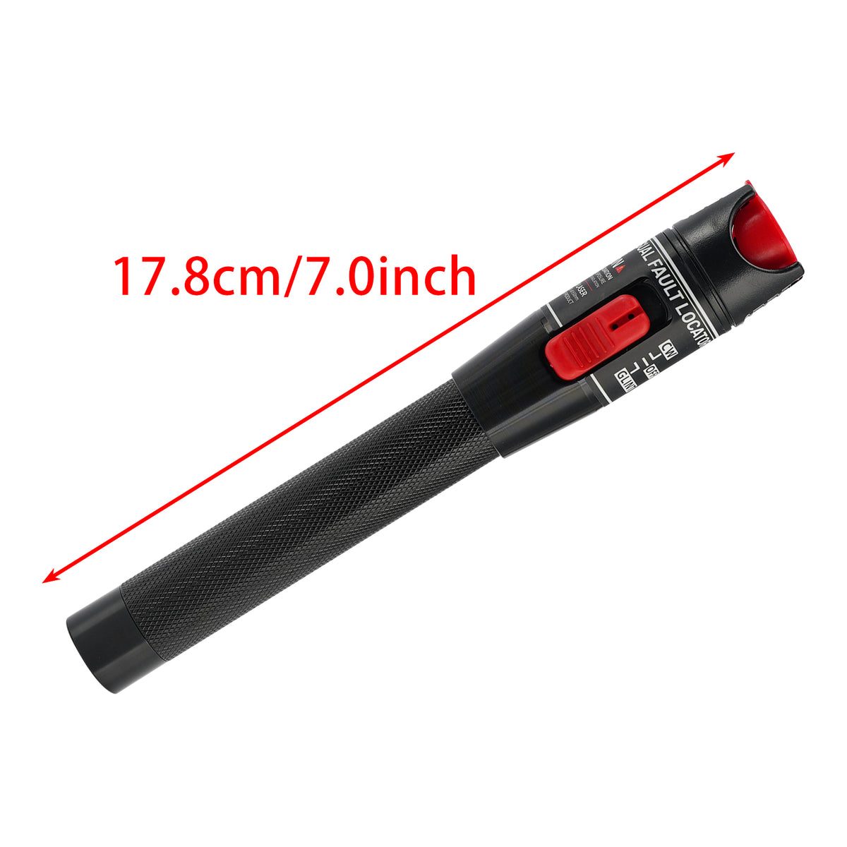50MW Visual Fault Locator Fiber Optic Tester VFL Fiber Optic Cable Tester + FC