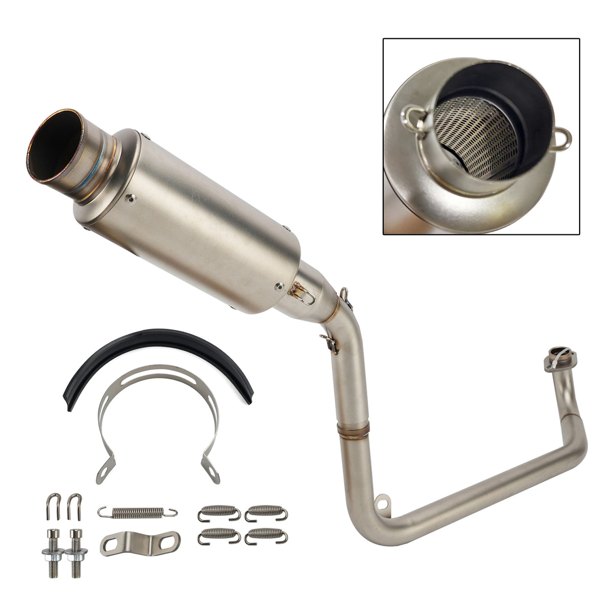 Header Link Pipe Exhaust Full System For Honda Grom Msx 125 2013-2025 2025