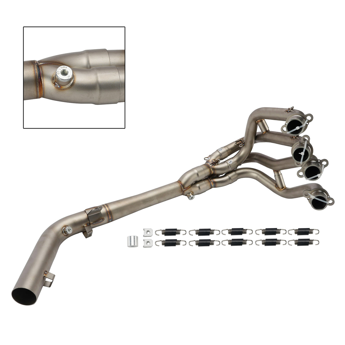 Header Link Pipe Exhaust Full System For Kawasaki ZX4R ZX4RR 2023-2026 2025