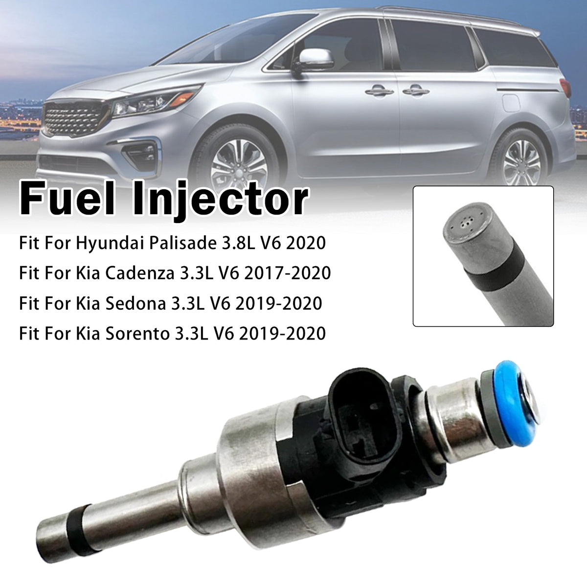 1Pcs Fuel Injector For Kia Sedona Sorento 3.3L V6 2019-2020 35310-3L200
