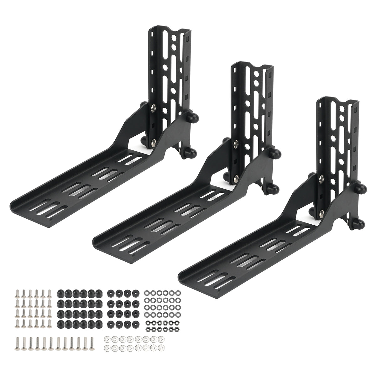 3 Pcs Heavy Duty L Awning Mounting Brackets for Car Roof Rack