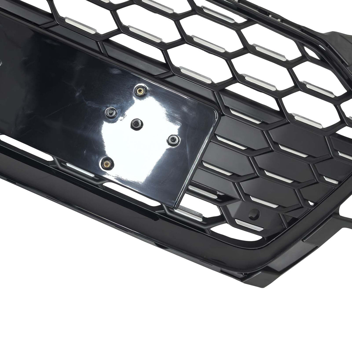 RS4?Style Front Bumper Grille Grill 8W0853651D Fit Audi A4 S4 B9.5 2020?2022