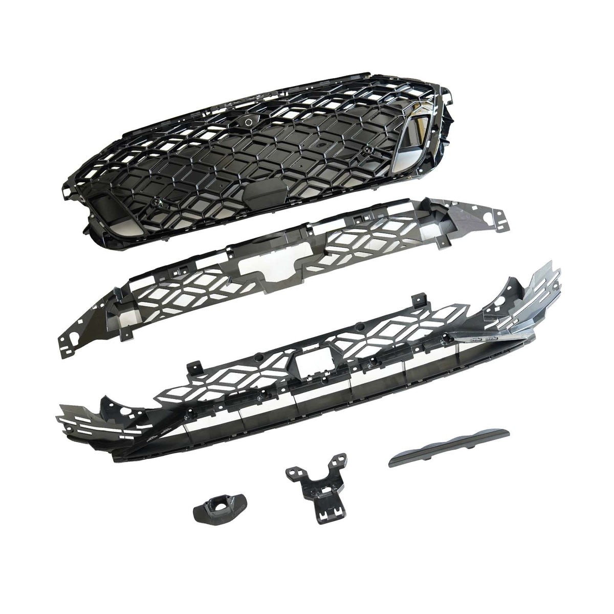 Front Bumper Honeycomb Mesh Grille Grill Fit Audi A3 8Y Advanced 2025?2026