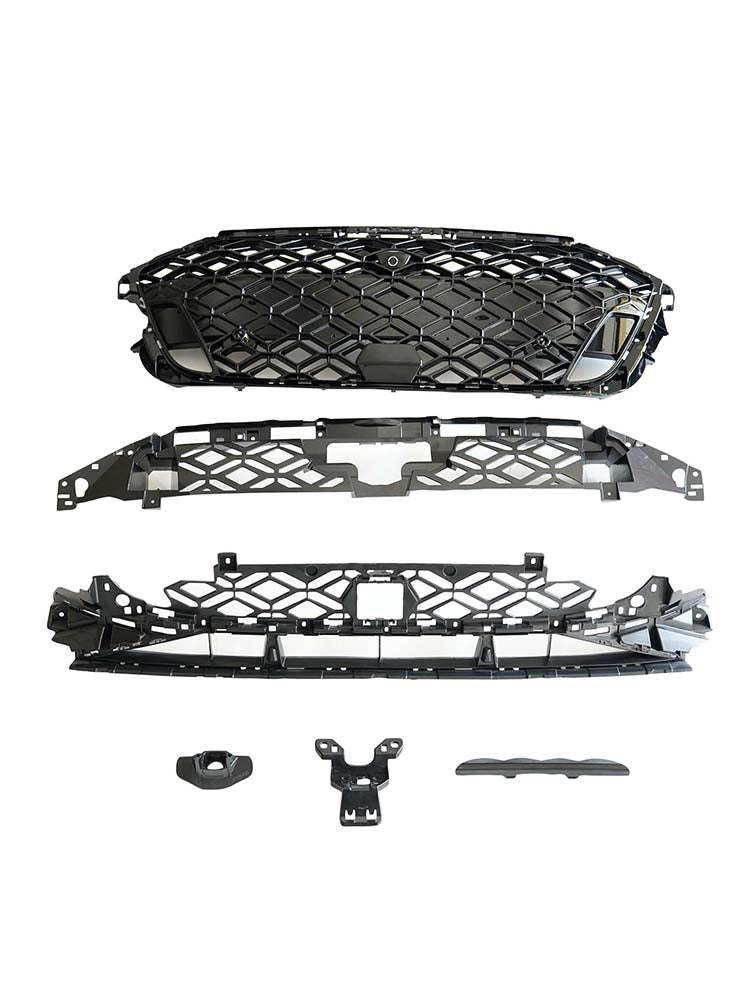 Front Bumper Honeycomb Mesh Grille Grill Fit Audi A3 8Y S?line 2025?2026