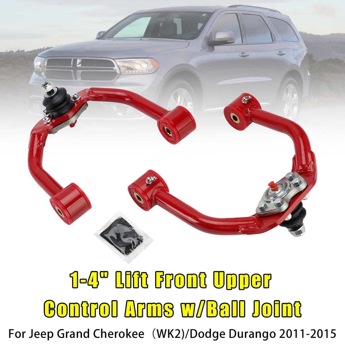 1-4" Lift Front Upper Control Arms For Jeep Grand Cherokee Dodge Durango 11-15