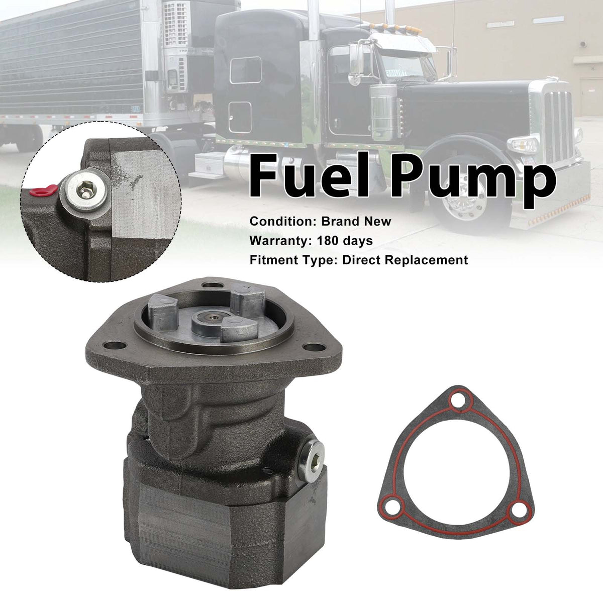 Fuel Pump R23537686 Fit Detroit Series 60 Engine 23505245 23532981 23517845