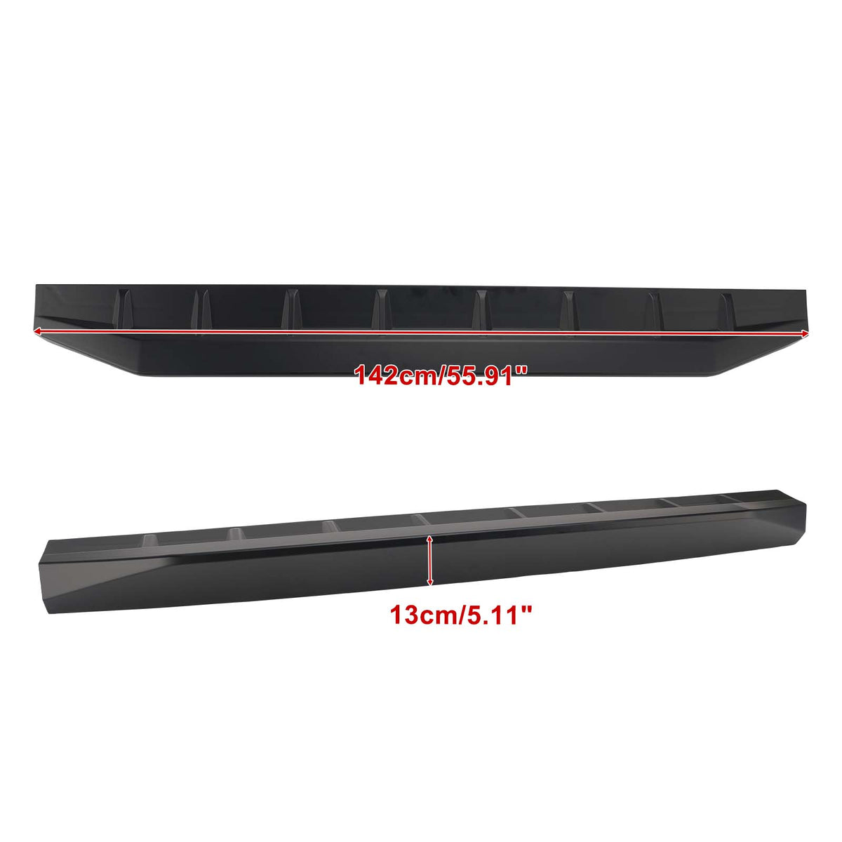 Plastic Tailgate Rear Wing Spoiler Trunk Lid Fit Toyota Tacoma 2016-2023 Black