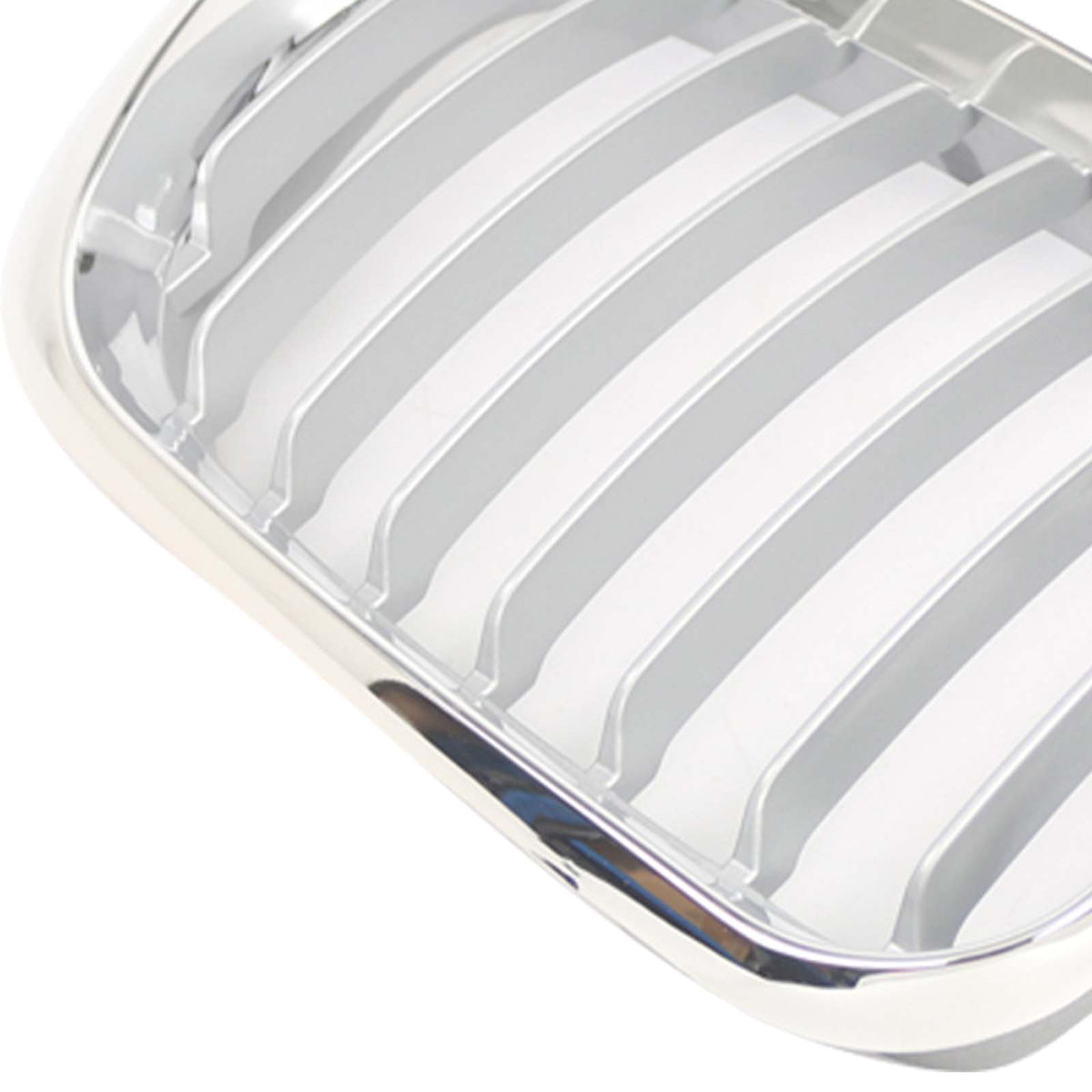 Black Chrome Front Kidney Grille BM1200152 Fit BMW X5 E53 2000-2003 Single Slat