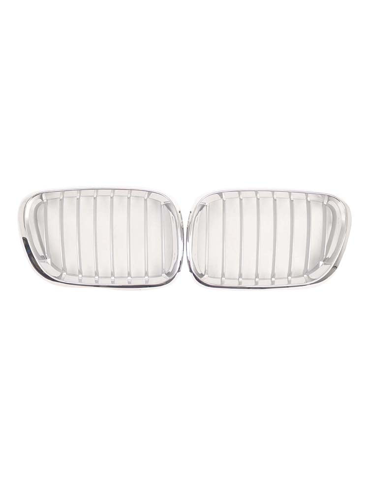 Black Chrome Front Kidney Grille BM1200152 Fit BMW X5 E53 2000-2003 Single Slat