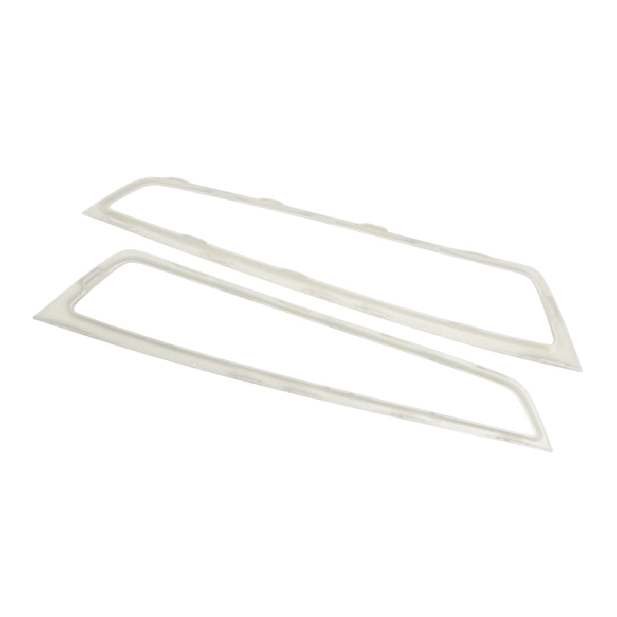2PCS Front Bumper Grille Fog Light Cover Trim Fit Acura MDX 2010-2013 Silver