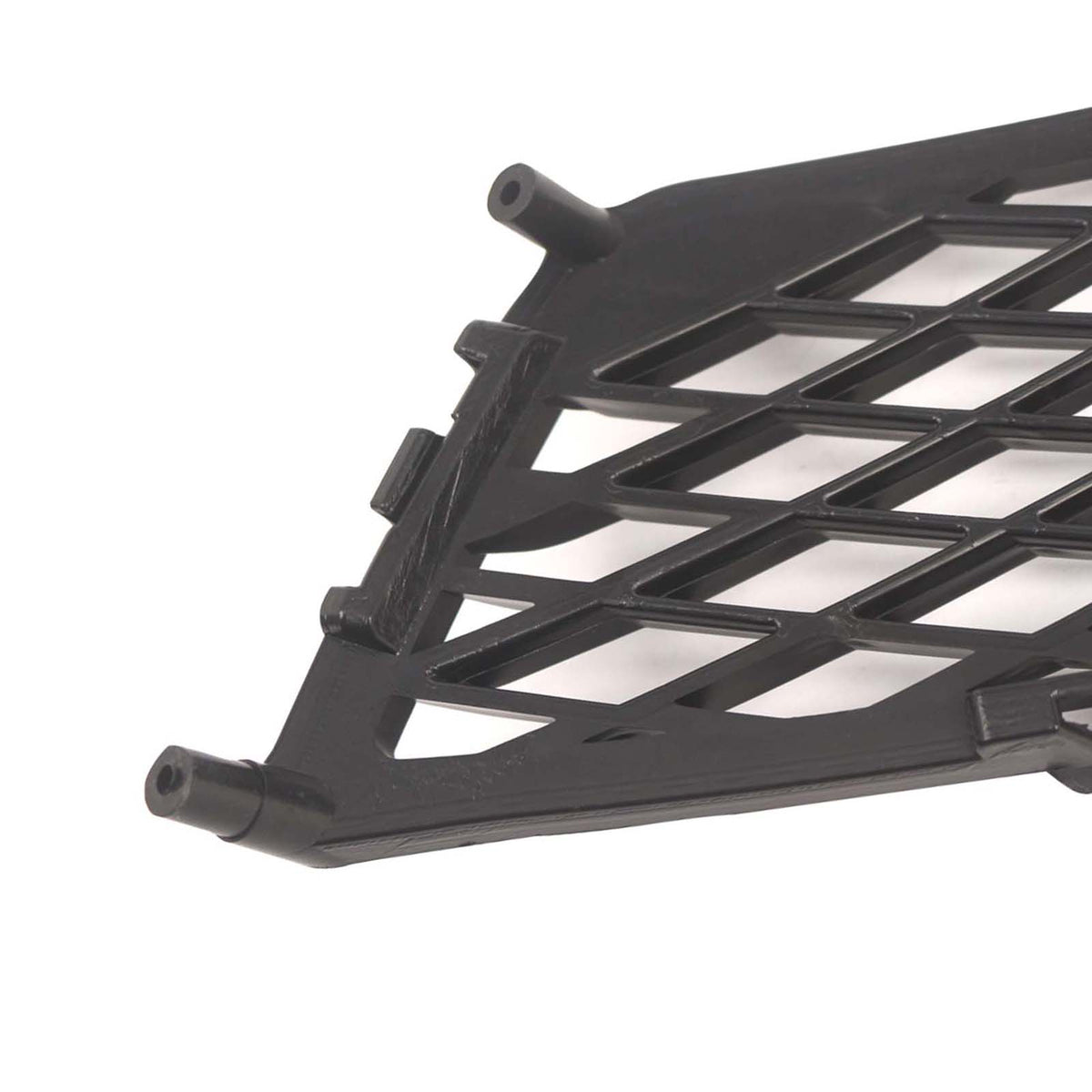2PCS Front Grille Fog Light Cover W/ Trim Fit Acura MDX 2010-2013 Black