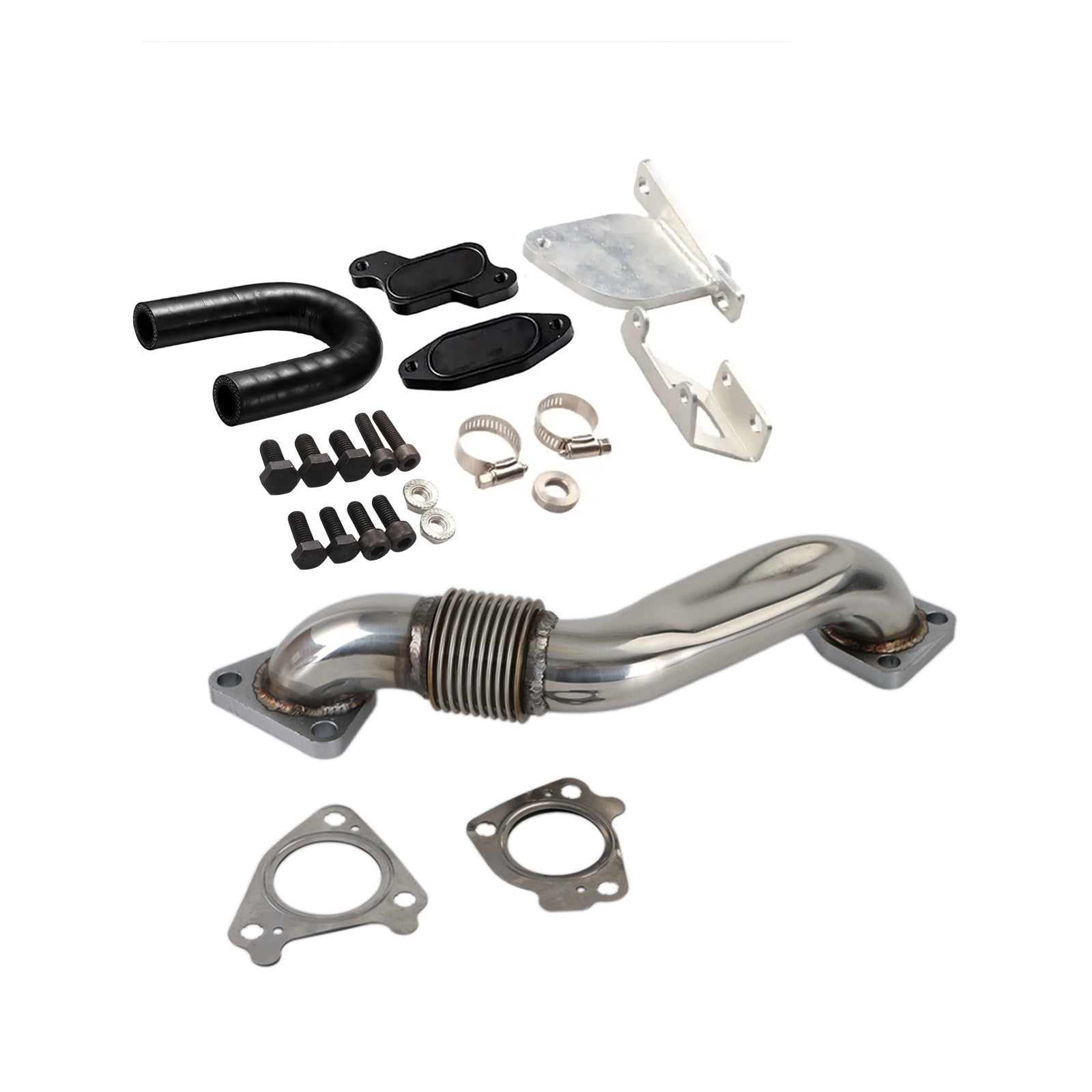 2007.5-2010 Chevrolet Kodiak C4500 C5500 EGR Delete Kit & Passenger Up Pipe