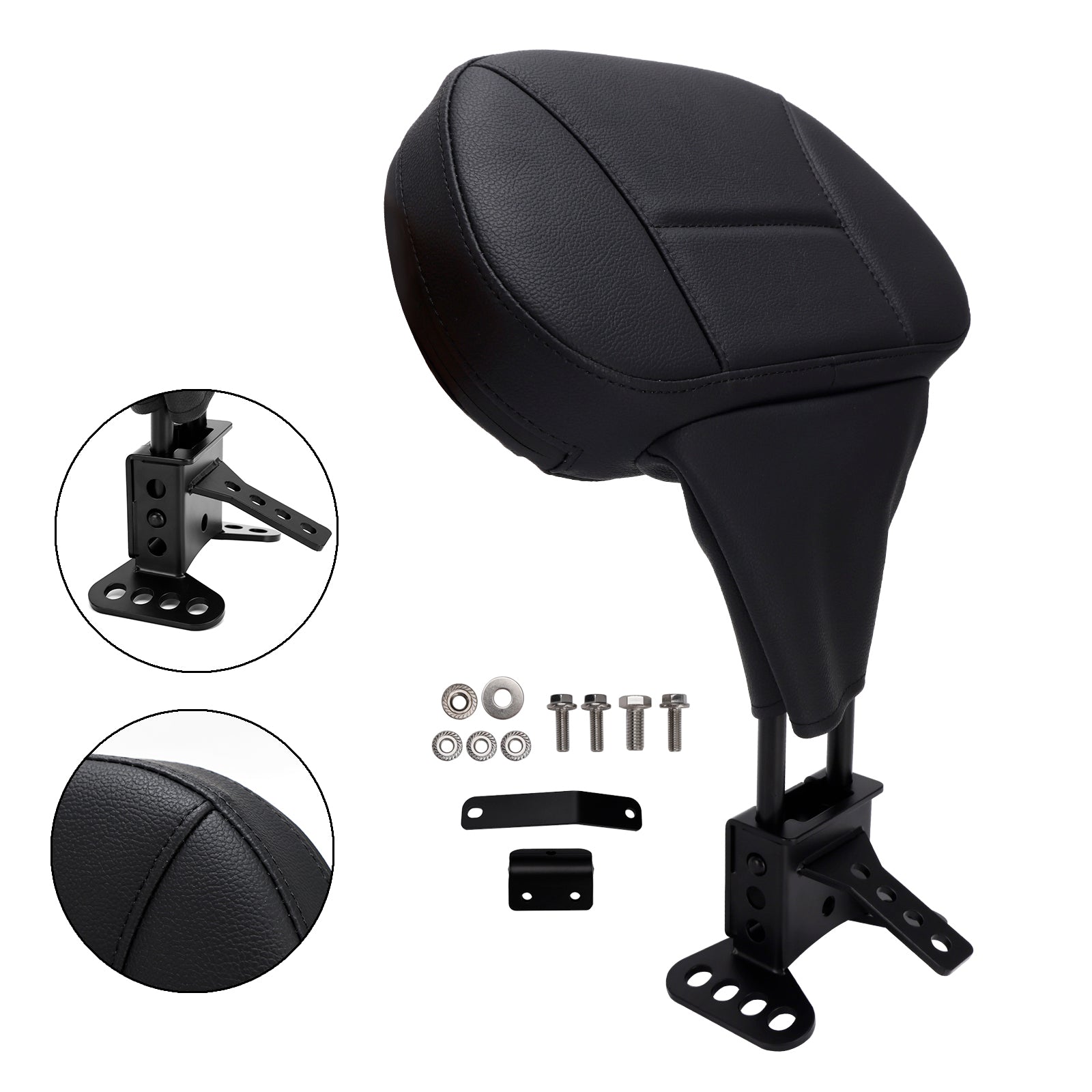 Driver Backrest pad fit for Street Electra Road Glide Road King Tri Glide 09-25