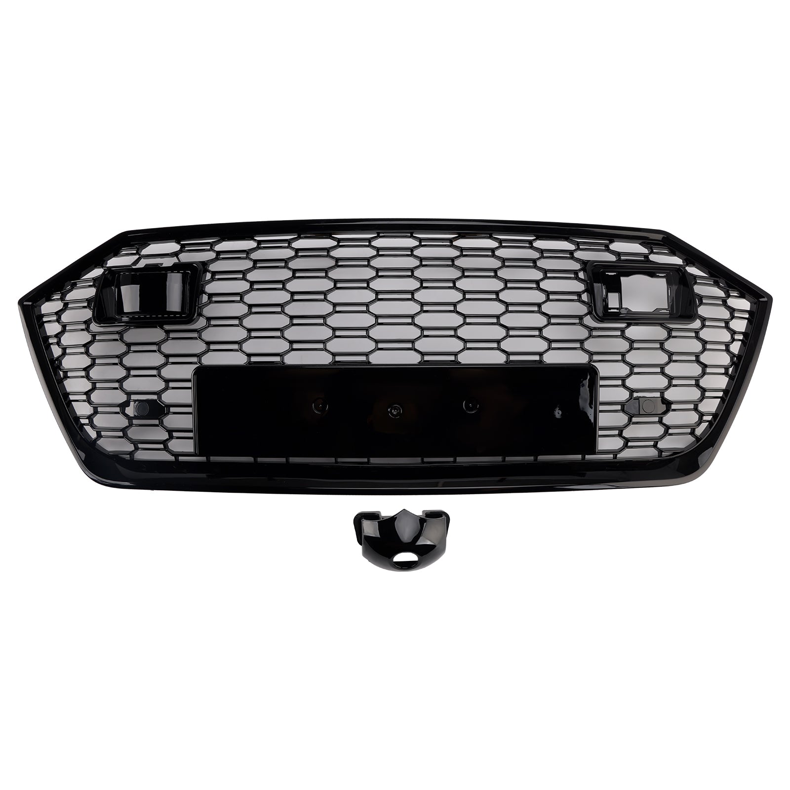 2019-2024 Front Bumper Grille Grill Fit Audi A7 C8 S7 W/ACC Black