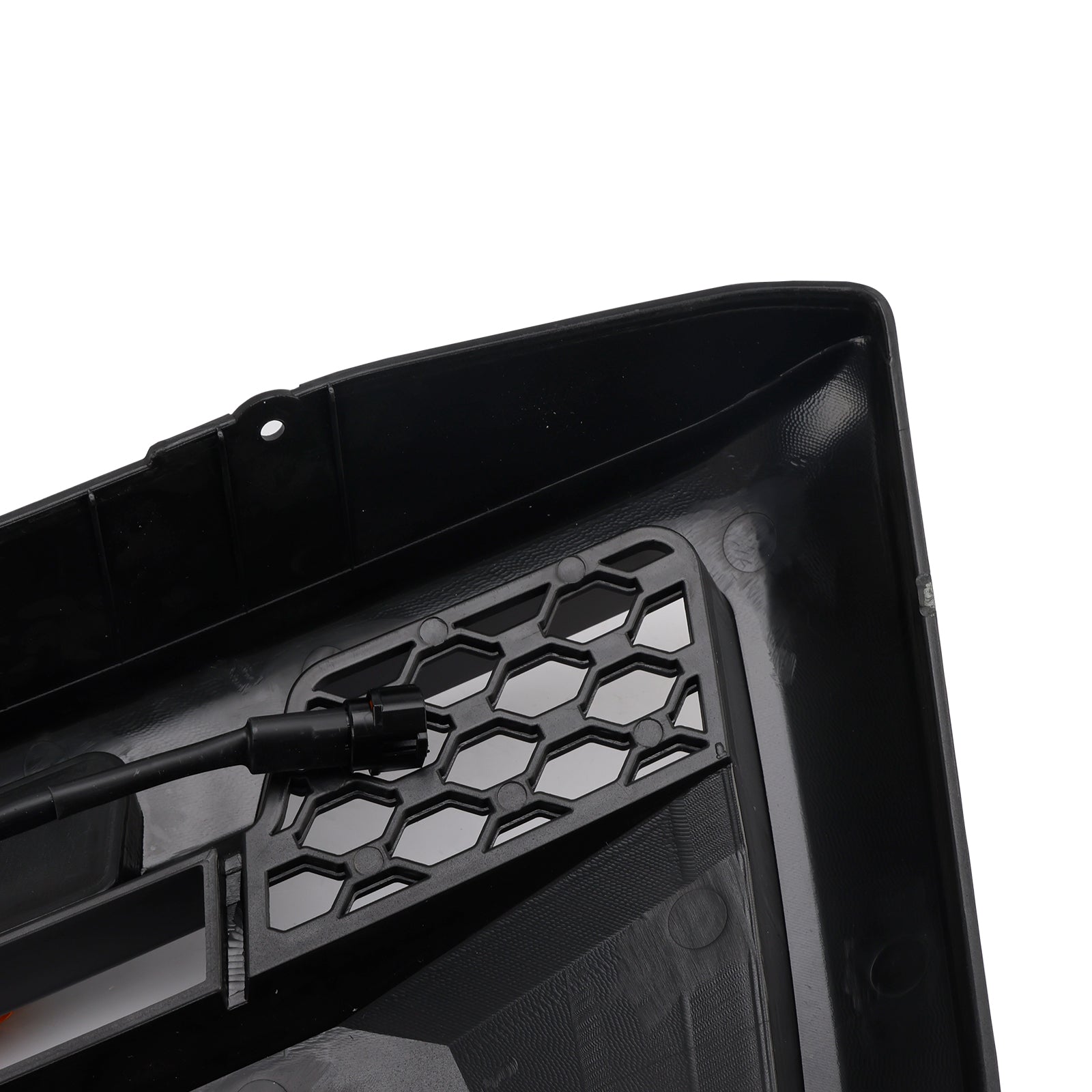 Matt Black Front Bumper Grille Grill Fit 1998-2000 Ford Ranger With LED Light