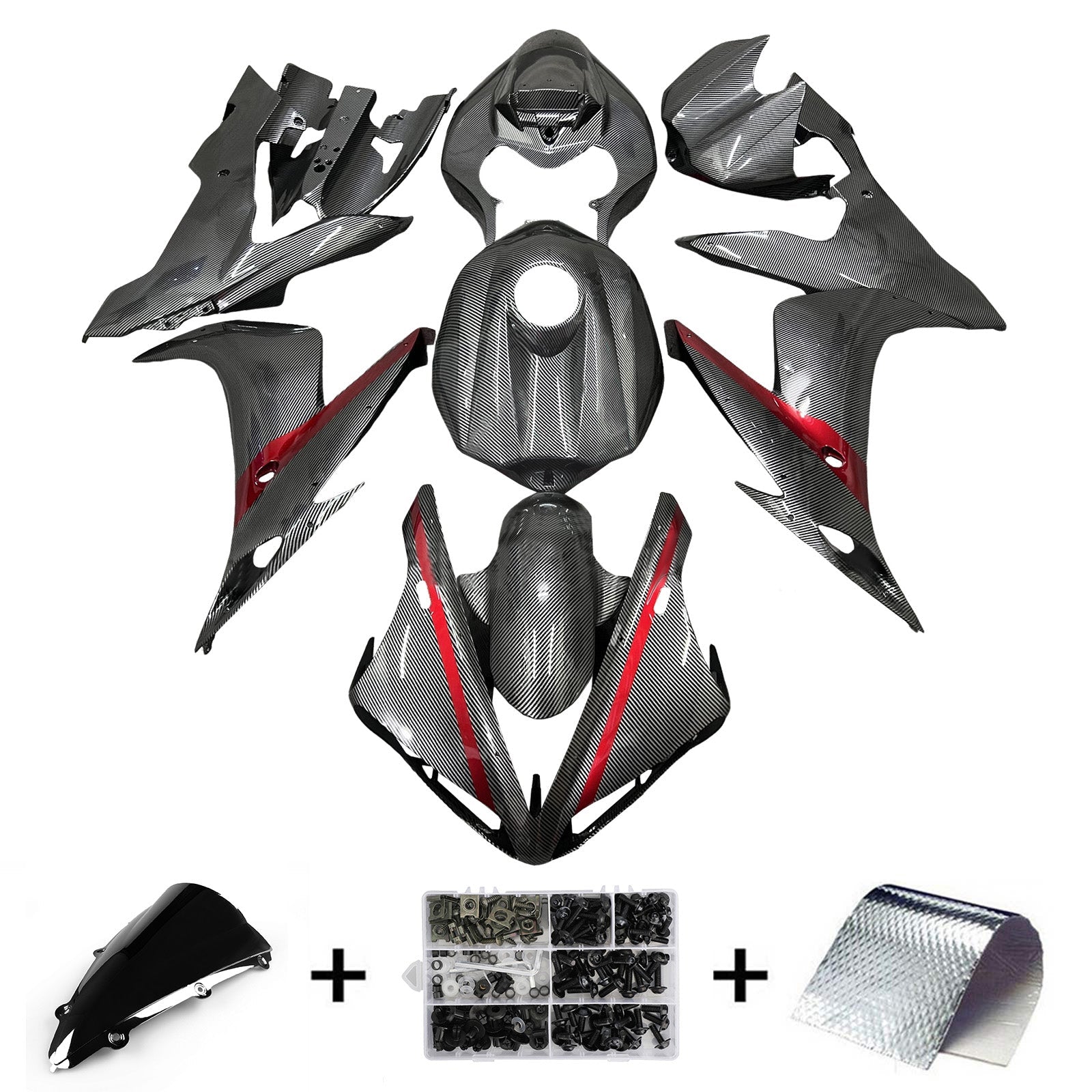 Injection Fairing Kit Bodywork Plastic ABS For Yamaha YZFR1 YZF-R1 2004-2006